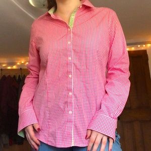 Brooks Brothers checkered button up